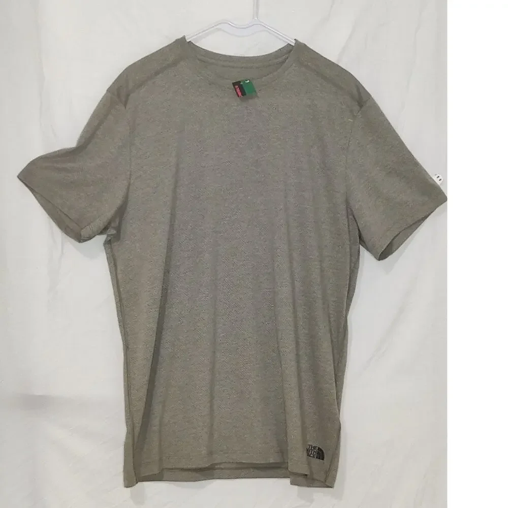 The North Face Men's Short Sleeve T-Shirt - Grey / Taupe Graphic Crewneck Tee